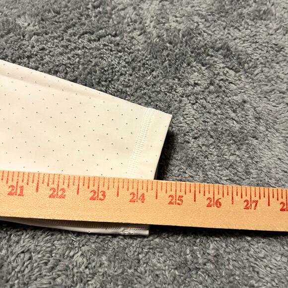 Lululemon Leggings Womens 4 Mind Over Miles Crop Activewear Workout Pants White - Picture 9 of 9